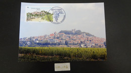 FRANCE 2022 1,16 EURO " SANCERRE CHER " OBLITÉRATION 1ER JOUR 30.06.2022  18 SANCERRE  CARTE POSTALE F.D.C. VIGNOBLE - 2020-…