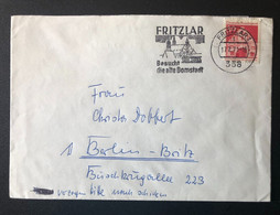 GERMANY, « FRITZLAR », Circulated Cover «FRITZLAR 1200 Jahre - Besucht Die Alte Domstadt», Commemorative Postmark, 1971 - Storia Postale