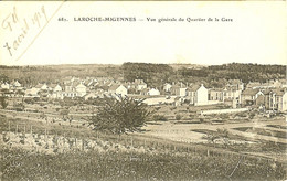 89 LAROCHE MIGENNES VUE GENERALE DU QUARTIER DE LA GARE COMMISSION MILITAIRE 1919 - Laroche Saint Cydroine