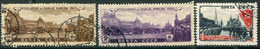 SOVIET UNION 1946 Victory Parade Used.  Michel 1011-13 - Usados