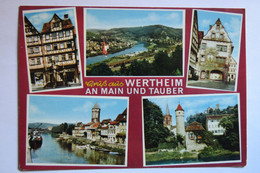 (12/2/59) AK "Gruß Aus Wertheim" An Main Und Tauber, Mehrbildkarte Mit 5 Ansichten - Wertheim