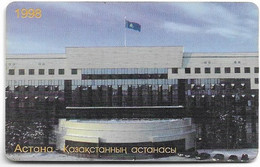 Kazakhstan - Kazakhtelecom (Chip) - Astana, CN. Yellow At Bottom, SC7, 1998, 550Units, Used - Kazachstan