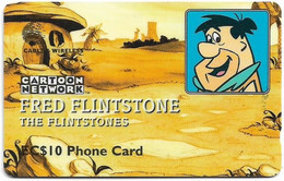 St. Lucia - C&W (GPT) - Cartoon Network - Fred Flintstone - 277CSLD - 1999, 10.000ex, Used - St. Lucia