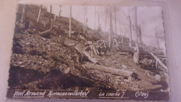 68 WWI CARTE PHOTO  HARTMANNSWILLERKOPF-HARTMANNSWEILER-VIEIL ARMAND COURBE 7 - Sonstige & Ohne Zuordnung