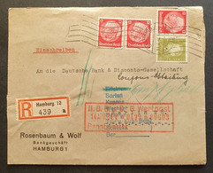 Deutsches Reich 1934, Reko Brief MiF HAMBURG Gelaufen Berlin - Covers & Documents