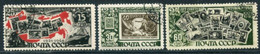 SOVIET UNION 1946 Stamp Anniversary Used  Michel 1071-73 - Gebraucht