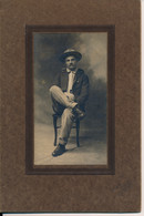 Photographie Ancienne Portrait Grand Format D'un Homme Français Parti Pour Les USA Neveu De Mme FOULARD - Anciennes (Av. 1900)