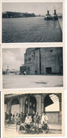 Lot De 3 Photos Anciennes SAINT NAZAIRE (44) 1946 - Orte