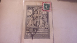 Carte Illustrée A - Poupart - Cluny - 910 - 1910, Millénaire, Blason, Abbaye, Cour Du Roi, Lévrier VIGNETTE - Cluny