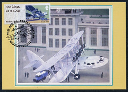 UK / GRANDE BRETAGNE (2016) Carte Maximum Card ATM Post&Go Postal Heritage Airmail, 1930s, Imperial Airways London - Maximumkaarten