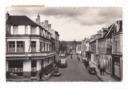 Saint-Amand-Montrond, Rue Nationale, 1955, C.I.M. N° 23, Café Du Commerce, Camion, Automobiles - Saint-Amand-Montrond