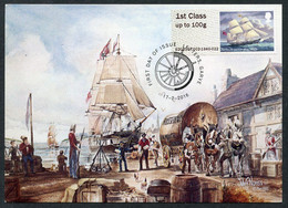 UK / GRANDE BRETAGNE (2016) Carte Maximum Card ATM Post&Go Postal Heritage Falmouth Packet Ship, 1820s, Francis Freeling - Cartas Máxima