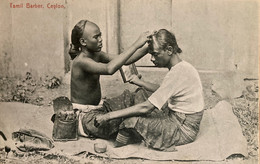 Sri Lanka - Tamil Baber - Métier Coiffeur Barbier - Ceylan Ceylon - Sri Lanka (Ceylon)