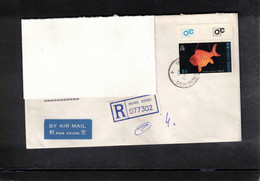 Hongkong 1984 Interesting Airmail Registered Letter To Yugoslavia - Covers & Documents