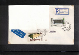 Hongkong 1986 Interesting Airmail Registered Letter To Yugoslavia - Brieven En Documenten