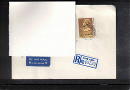 Hongkong 1990 Interesting Airmail Registered Letter To Yugoslavia - Covers & Documents