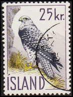 1960. ISLAND. Islandic Falcon. 25 Kr.  (Michel 339) - JF523029 - Gebraucht