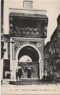 22-7-2102 Fez -porte De La Mosquée Des Andalous - Fez (Fès)