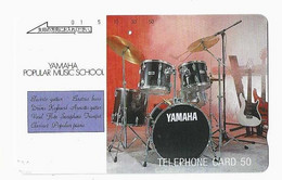 JAPON TELECARTE  MUSIQUE YAMAHA  POPULAR MUSIC SCHOOL - Musique