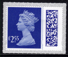 GB 2022 QE2 £2.55 Sapphire Blue New Barcoded Machin Umm ( L6 ) - Machins