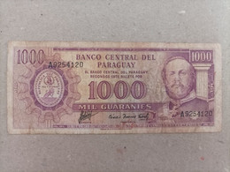 Billete De Paraguay 1000 Guaraníes, Serie A - Paraguay