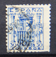 Escudo. Emisión De Granada (º). Edifil 801 - 1931-50 Usati