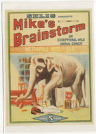 ELEPHANT: Olifant - Affiche 'Mike's Brainstorm' ( 'Selig', Amerikaanse Film, 1912) - Nederlands Film Museum - 1998 - Elefanten