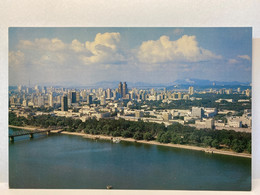 Pyongyang Panoramic View, North Korea Postcard - Corea Del Nord