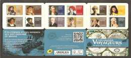 FRANCE - Carnet - LES GRANDS VOYAGEURS - 2022 - Neuf** - Unused Stamps