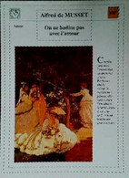 ►   Fiche   Litterature  Alfred De Musset On Ne Badine Pas Avec L'amour - Lesekarten