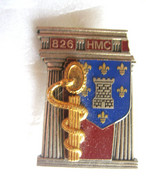 INSIGNE SANTE 826° HMC Hôpital Mobile De Campagne Y.DELSART ETAT EXCELLENT - Medicina