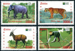 Laos 2011 - Yt 1813/16 ; Mi 2214/17 ; Sn 1850/53 MNH Fauna - Laos