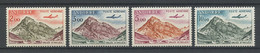 ANDORRE 1961 PA N° 5/8 Neufs MNH Superbes C 12 € Avions Planes Caravelle Vallée D' Inclès à Soldeu Transports - Airmail