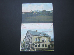 Hachenburg , Gasthof  Schöne  Karte Um 1908 , Knickspur - Hachenburg