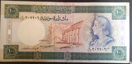 SYRIA ,SYRIE, 100 Syrian Pounds, 1982, F. - Syria