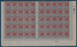 Colonies Type Groupe St Pierre & Miquelon Feuille Interpanneau N°95Aa**/* Millésime 3 Surcharge Espacés  TTB - Unused Stamps