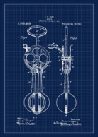 Patent Print 1915 Egg Beater 11x16". Great Decor For Kitchen - Unframed - Andere & Zonder Classificatie