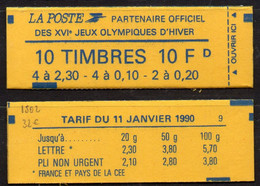 TYPE MARIANNE DE BRIAT / CARNET # 1502 A COMPOSITION VARIABLE / COTE 32.00 € (ref 9242aF) - Modernes : 1959-...