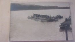 84 AVIGNON.carte Photo 1935  Manoeuvres De Pontage Par Les Militaires PASSAGE DE L ARTILLERIE - Avignon