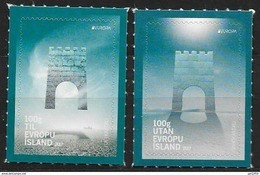 Islande 2017 N°1451/1452 Neufs  Europa Chateaux - Unused Stamps