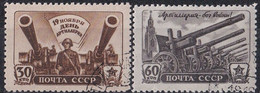 Sowjetunion UdSSR 1945 - Mi.Nr. 997 - 998 - Gestempelt Used - Gebruikt