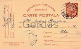 Romania - Botosani - Intreg Postal - Stationery - 1951 - Brieven En Documenten