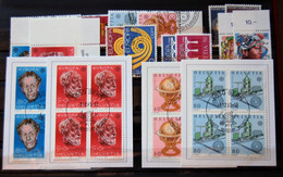 Suisse Switzerland - Small Batch Of  9 Series "europa" Stamps Used - Sammlungen