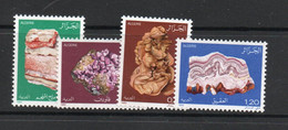 MINERALS -ALGERIA -  1983-  MINERALS SET OF 4  MINT NEVER HINGED - Stamp Boxes