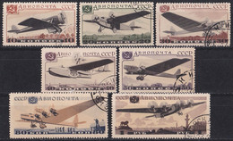 Sowjetunion UdSSR 1937 - Mi.Nr. 571 - 577 - Gestempelt Used - Used Stamps