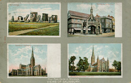 WILTS - SALISBURY - 4 VIEWS 1905 Wi385 - Salisbury