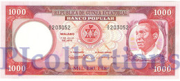 EQUATORIAL GUINEA 1000 EKUELE 1975 PICK 13 AUNC - Guinée Equatoriale