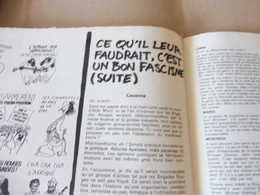 1978 Ce Qu'il Leur Faudrait, C'est Un Bon Fascisme (suite)................Etc  (Charlie Hebdo) - Humor