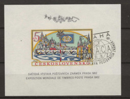 1962 USED  Ceskoslovensko, Mi Block 18B Imperforated - Gebraucht