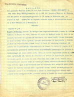 1951  RAPPORT CAPITAINE  CHARGEMENT VAPEUR « Andréa Contarini » De Sibenik & Dubrovnik  à Marseille & Port Vendres - Historical Documents